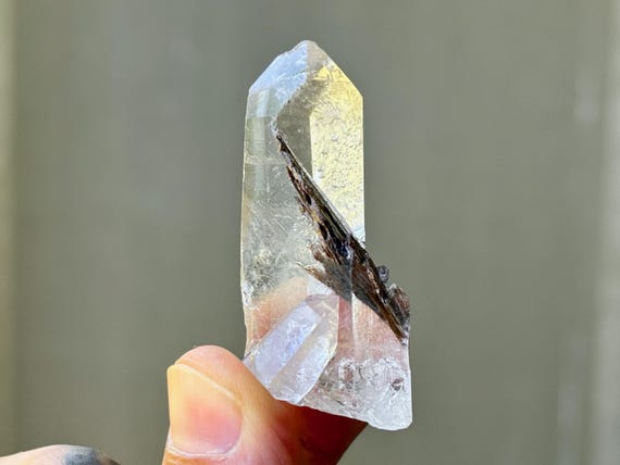 Starbrary Quartz with Brookite Inclusion, 32g, New Find, Spiritual Awakening, Attract Spirit Guides, Corinto, Minas Gerais, Brazil T253