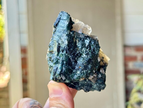 Green Tourmaline Quartz, 150g, New Find, Barra do Salinas, Minas Gerais, Brazil R757