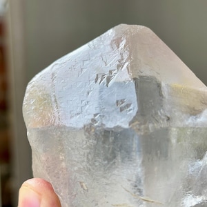 Trigonic Dissolution Quartz from Francisco Sa, 729g, Spiritual Evolution and Transformation, Minas Gerais, Brazil W708