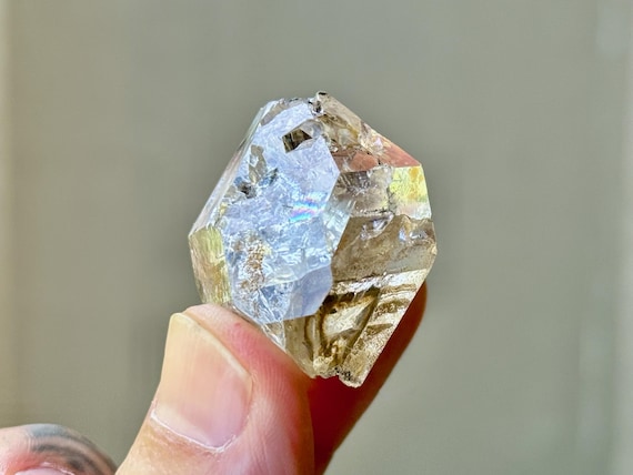 Herkimer Diamond, Double Terminated, 28g, New Find, Third Eye Chakra, Universal Life Force, New York A697