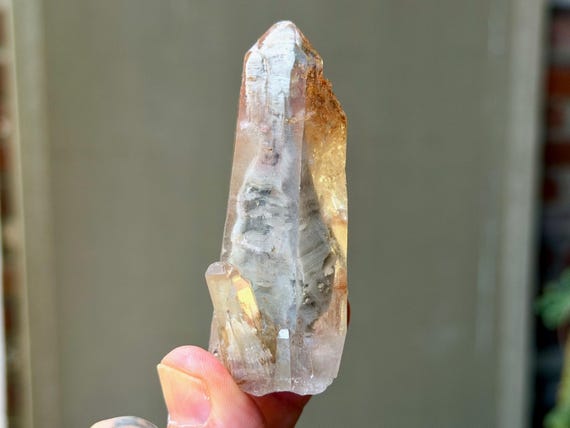 White Amphibole Quartz, 58g, Third Eye & Crown Chakra, Guardian Angels, Minas Gerais, Brazil B150