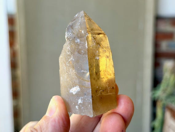 Natural Citrine, 90g, Solar Plexus Chakra, Manifestation & Creativity, Aracuai, Minas Gerais, Brazil B215