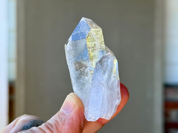 Starbrary Quartz, Mother & Child Formation, 61g, Clear Quartz with Star Markings, Corinto, Minas Gerais, Brazil T882
