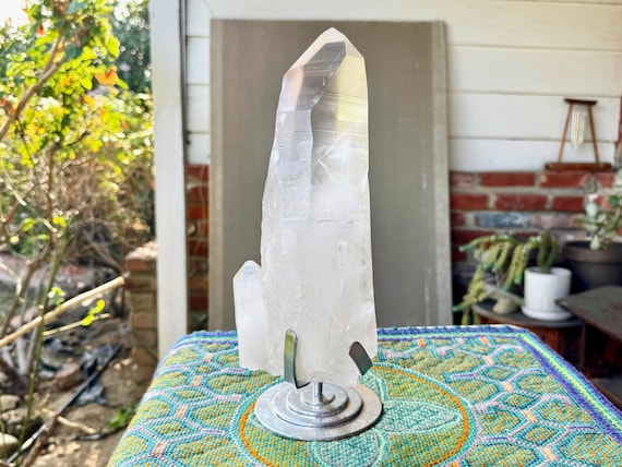 Lemurian Quartz Crystal, Channeling Formation, 3.5 Kilo, Mother and Child, Highest Quality, New Find, Bahia, Brazil W704