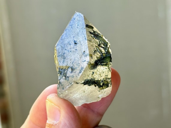 Green Tourmaline Quartz, 47g, Nature Spirits & Purification, Coronel Murta, Minas Gerais, Brazil T831