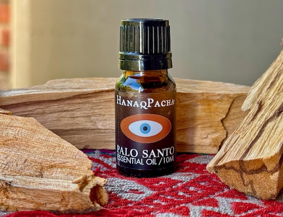 Palo Santo Oil, 100% Natural Premium Essential Oil from Peru, 10 mL, Ethically & Sustainably Sourced