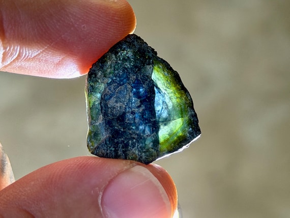 Bicolor Blue-Green Tourmaline, 6.5g, Oceanview Mine, Pala, California B606