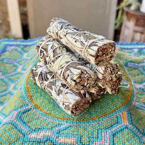 Yerba Santa Smudge Stick, 4&quot; Size, Cleansing and Protection, All Natural Incense, Ethically Harvested