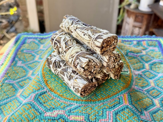 Yerba Santa Bundle, 4" Size, ONE Yerba Santa Smudge Stick, For Cleansing and Protection, All Natural Incense, Ethically Harvested