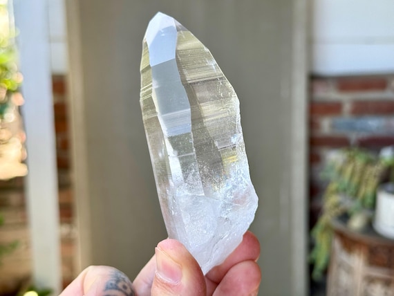 Blue Needle Lemurian Quartz, Dow Formation, 239g, New Find, AAA Water Clear Crystal, Bahia, Brazil S732