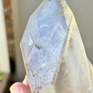 Starbrary Dissolution Quartz with Trigons, 987g, New Find, Spiritual Evolution & Transformation, Francisco Sa, Minas Gerais, Brazil W487
