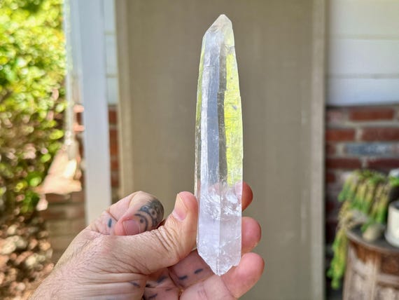 Diamantina Laser Quartz, Water Clear, 156g, New Find, Energetic Clearing, Minas Gerais, Brazil T103