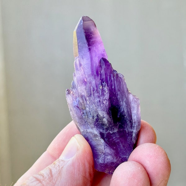 Tutu Amethyst with Exquisite Purple Hue, New Find, Crown Chakra, Third Eye Chakra, Spiritual Purification, Nigeria P802