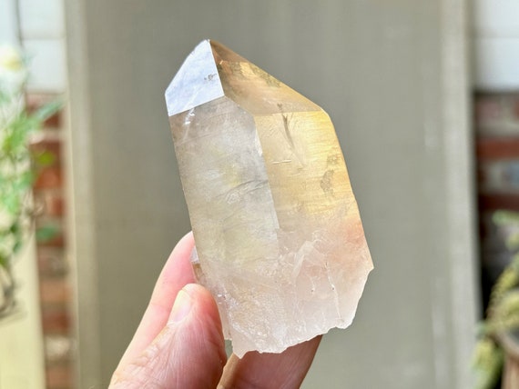 Tangerine Starbrary Quartz, 175g, Sacral & Solar Plexus Chakra Crystal for Creativity and Manifestation, Corinto, Minas Gerais, Brazil R110