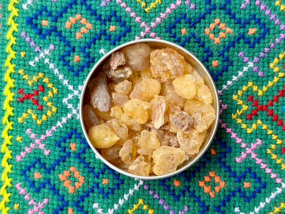 Golden Frankincense (Nigeria), Premium Incense Resin, 100% Natural & Ethically Harvested, House Clearing and Purification