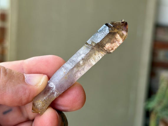 Chibuku Amethyst Scepter, Double Terminated, 22g, Shangaan Amethyst, Chidrezi, Zimbabwe B094