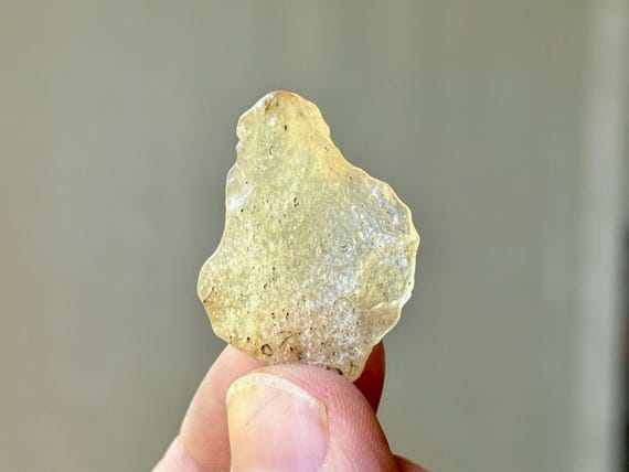 Libyan Desert Glass, 4g, Great Sand Sea Glass, High-Grade, Golden Tektite, Manifestation & Empowerment, Sahara Desert T031