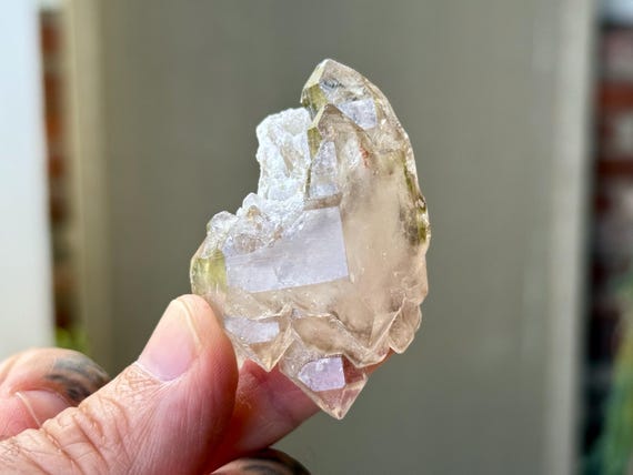 BG3 Elestial Smoky Quartz Scepter, Double Terminated, 50g, New Find, Unique Exposed Scepter Formation, Piaui, Brazil T615