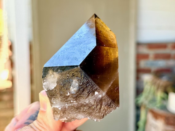 Morion Smoky Cathedral Quartz, 252g, New Find, Akashic Record, Diamantina, Minas Gerais, Brazil V628