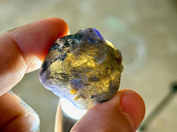 Iolite, Natural Raw & Unpolished Iolite, 28g, Third Eye Chakra, Shamanic Journeying, Inner Vision, Madagascar A790