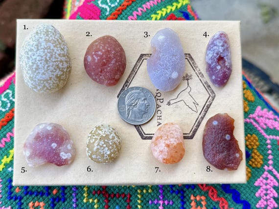 Gobi Polka Dot Agate, Naturally Formed by Wind & Sand, Choose ONE of Eight, Desert Stone of Transformation and Transcendence A119