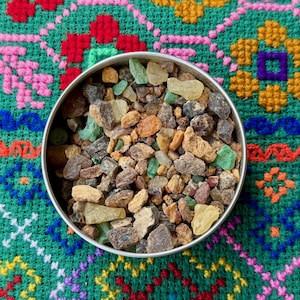 Forest Blend Incense Resin, Pine, Cedar, Dragon's Blood & Mayan Copal, Purification and Energy Clearing