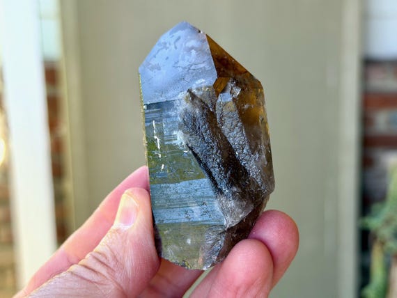 Smoky Cathedral Quartz, 154g, New Find, Akashic Record, Diamantina, Minas Gerais, Brazil A943