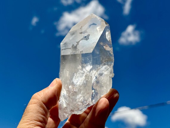 Lemurian Quartz, Channeling Formation, Water Clear, 503g, Santander, Colombia V721