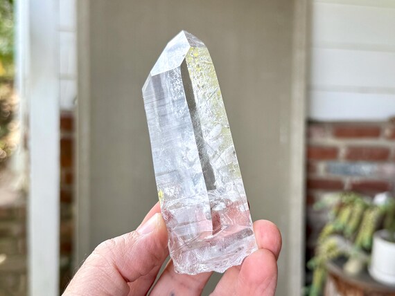 Lemurian Quartz with Time Link (Divination), AAA Water Clear, 147g, New Find, Bahia, Brazil S068