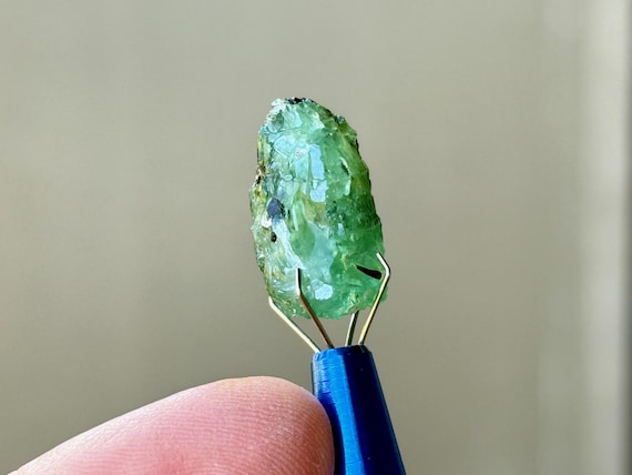 Emerald, Natural Raw Gem Emerald, 3.5g, Empowerment, Abundance & Heart Healing, Tanzania A169