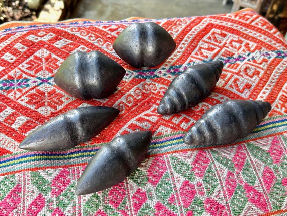 Chumpi Stone, Shamanic Energy Balancing Tool, Hand Carved from Alleged Meteoric Rock Found in Peru's Sacred Mountains
