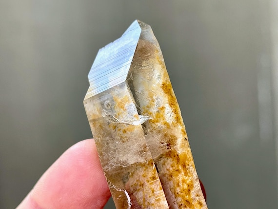 Golden Healer Starbrary Quartz, Double Terminated, 59g, New Find, Corinto, Minas Gerais, Brazil S092