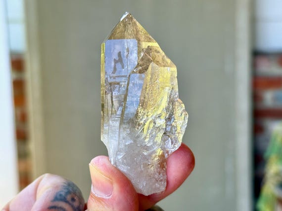 Diamantina Cathedral Quartz, 72g, New Find, Akashic Record Access, Minas Gerais, Brazil T205