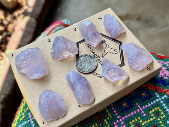 Lavender Moon Quartz, All Natural, Choose ONE of Eight, Emotional Healing & Angelic Contact, Minas Gerais, Brazil A523