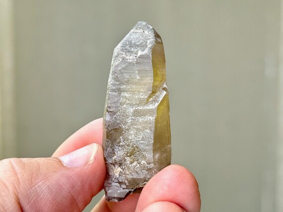 Lemurian Citrine, Double Terminated, 25g, New Find, Serra do Cabral, Minas Gerais, Brazil T011