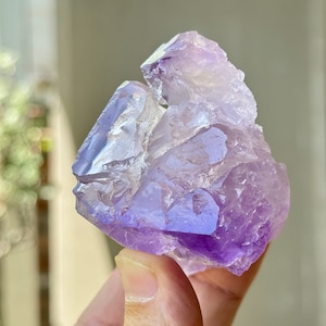 Amethyst Dissolution Quartz, Natural and Hydrothermally Etched, 188g, Spiritual Evolution & Transformation, Pernambuco, Brazil W319
