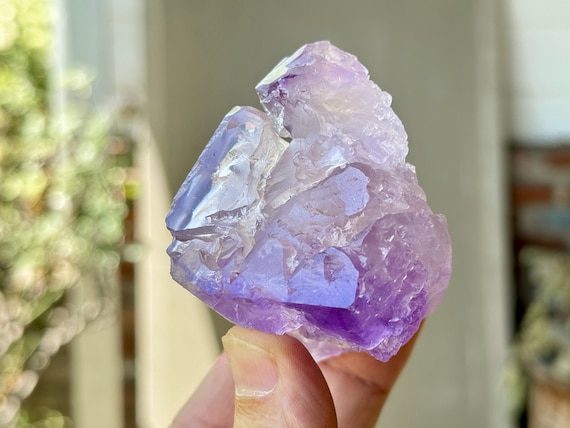 Amethyst Dissolution Crystal with Hydrothermal Etchings, 188g, New Find, Spiritual Evolution, Pernambuco, Brazil W319