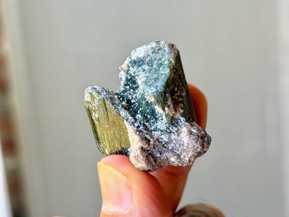 Green Tourmaline, Aricanga Mine, 30g, Heart Chakra, Purification, Minas Gerais, Brazil A412