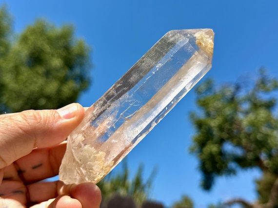 Kaolinite Quartz, AAA Water Clear, 180g, New Find, Purification & Detoxification, Diamantina, Minas Gerais, Brazil B349