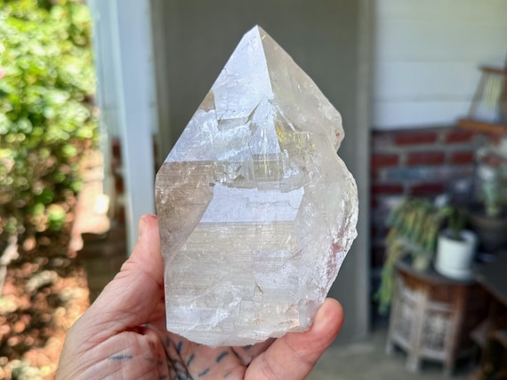 Himalayan Cathedral Quartz, Water Clear, 879g, High-Altitude Quartz, Manihar Mountains, Himachal Pradesh, India X893