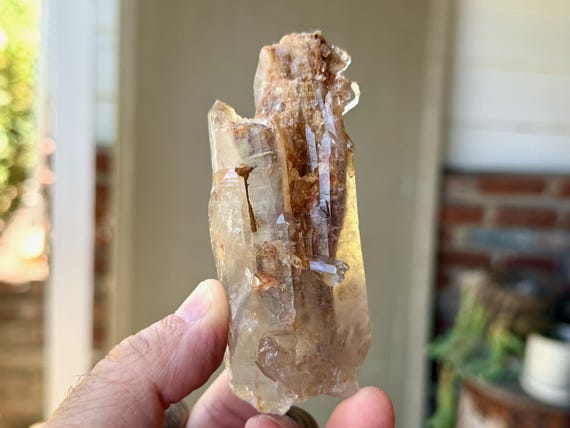 White Amphibole Quartz, 196g, New Find, Third Eye & Crown Chakra, Guardian Angels, Diamantina, Minas Gerais, Brazil V549