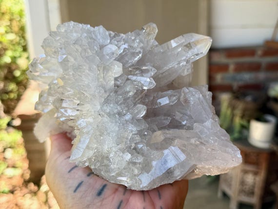 AAA Quartz Cluster, Self-Standing, 1.8 Kilo, Tomas Gonzaga Mine, Corinto, Minas Gerais, Brazil V509