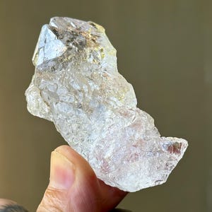 Ice Quartz with Record Keepers, Hydrothermally Etched & Water Clear, 83g, Spiritual Transformation, Diamantina, Minas Gerais, Brazil T432