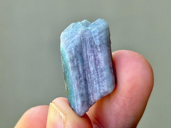 Bicolor Paraiba Tourmaline, Purple & Blue Tourmaline, 9.5g, Old Stock, Rio Grande Del Norte, Brazil T324