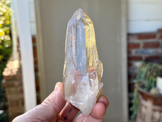 Smoky Cathedral Quartz, Water Clear, 285g, New Find, Akashic Record, Highest Quality, Minas Gerais, Brazil V157