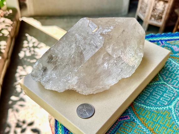 Cathedral Citrine, Naturally Etched, 1.8 Kilo, Exceptional Clarity, Aracuai, Minas Gerais, Brazil W857