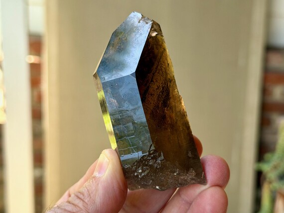 Smoky Cathedral Quartz, 170g, New Find, Akashic Record, Diamantina, Minas Gerais, Brazil A912