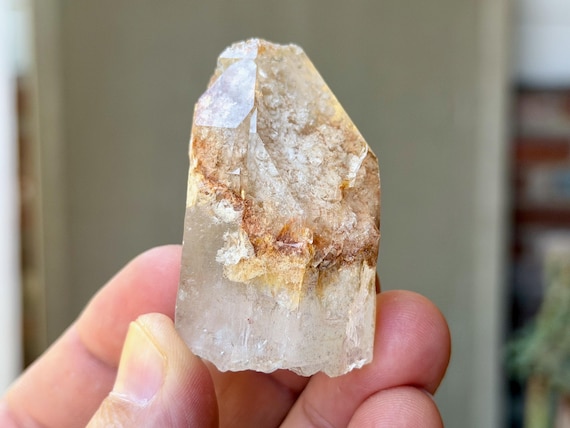 White Kaolinite Quartz, Water Clear, 76g, New Find, Diamantina, Minas Gerais, Brazil B251