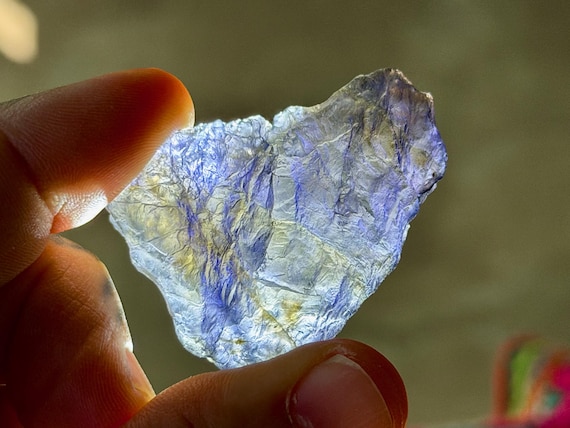 Iolite, Natural Raw & Unpolished Iolite, 19g, Third Eye Chakra, Shamanic Journeying, Inner Vision, Madagascar A787