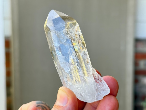 Starbrary Quartz, Water Clear, 186g, High-Grade Quartz with Star Markings, Corinto, Minas Gerais, Brazil T807